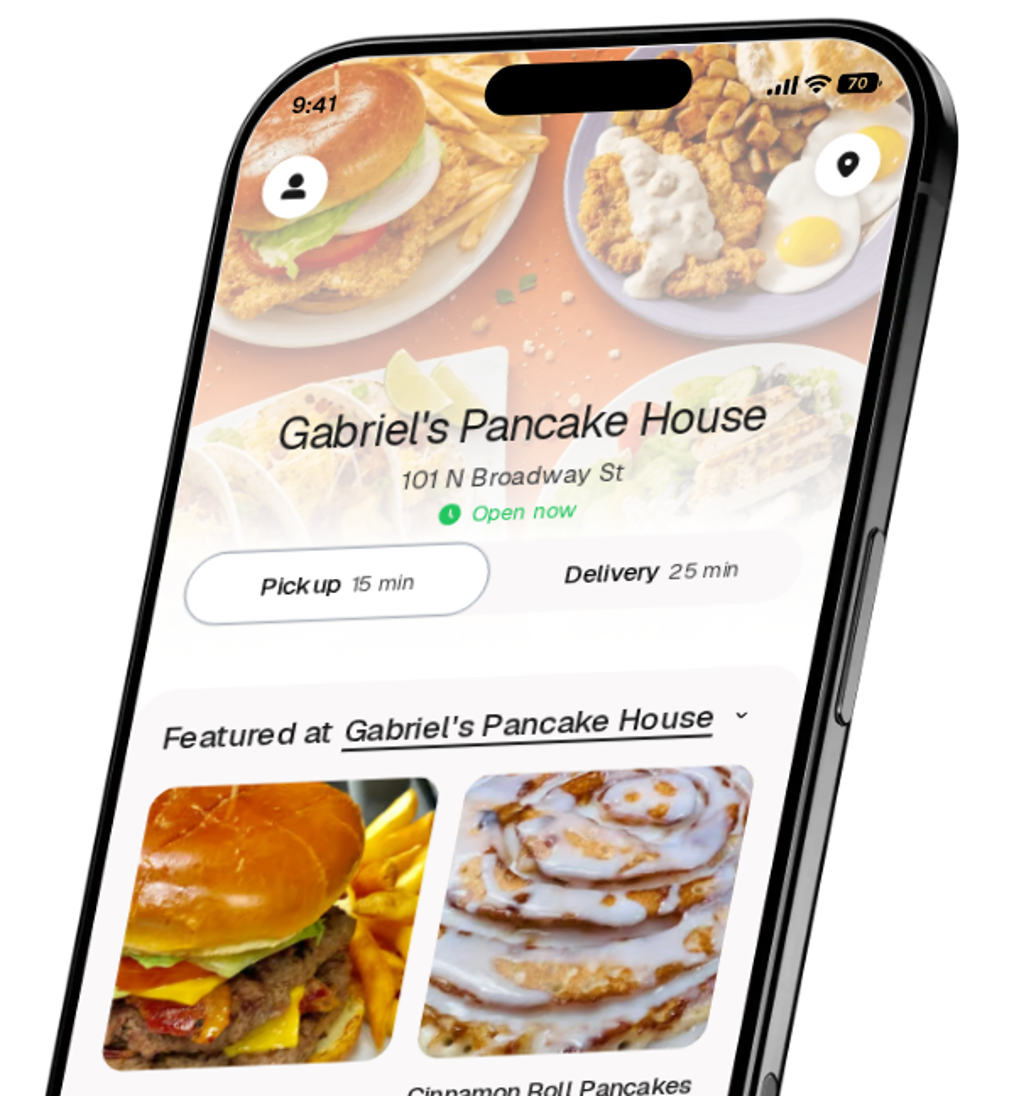 Gabriel's Pancake House app preview
